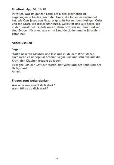 Sieben-Kirchen-Wallfahrt Leitendenheft