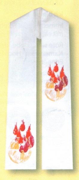 Stola mit aufgesticktem, farbigen PWB-Emblem