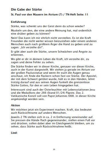 Sieben-Kirchen-Wallfahrt Leitendenheft