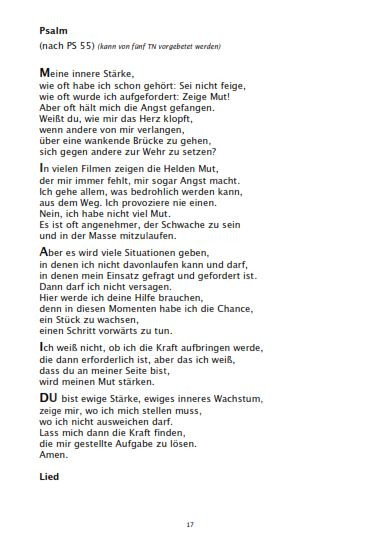 Sieben-Kirchen-Wallfahrt Leitendenheft