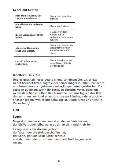 Sieben-Kirchen-Wallfahrt Leitendenheft